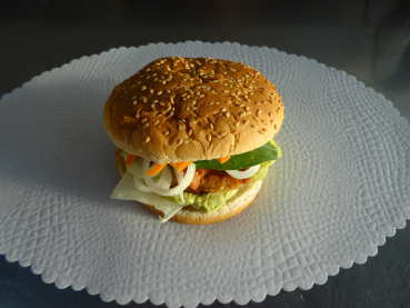 Hamburger - Vegi Ø ca. 12 cm.