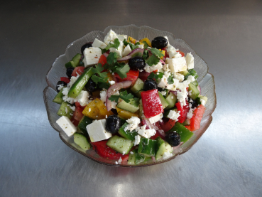 Griechischer-Salat in Glasschale (12 Personen)