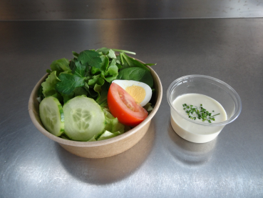 Grüner-Salat, inkl. French Sauce in Box klein