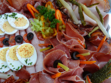 Preview: Fleisch-Platte gross für 12 Personen