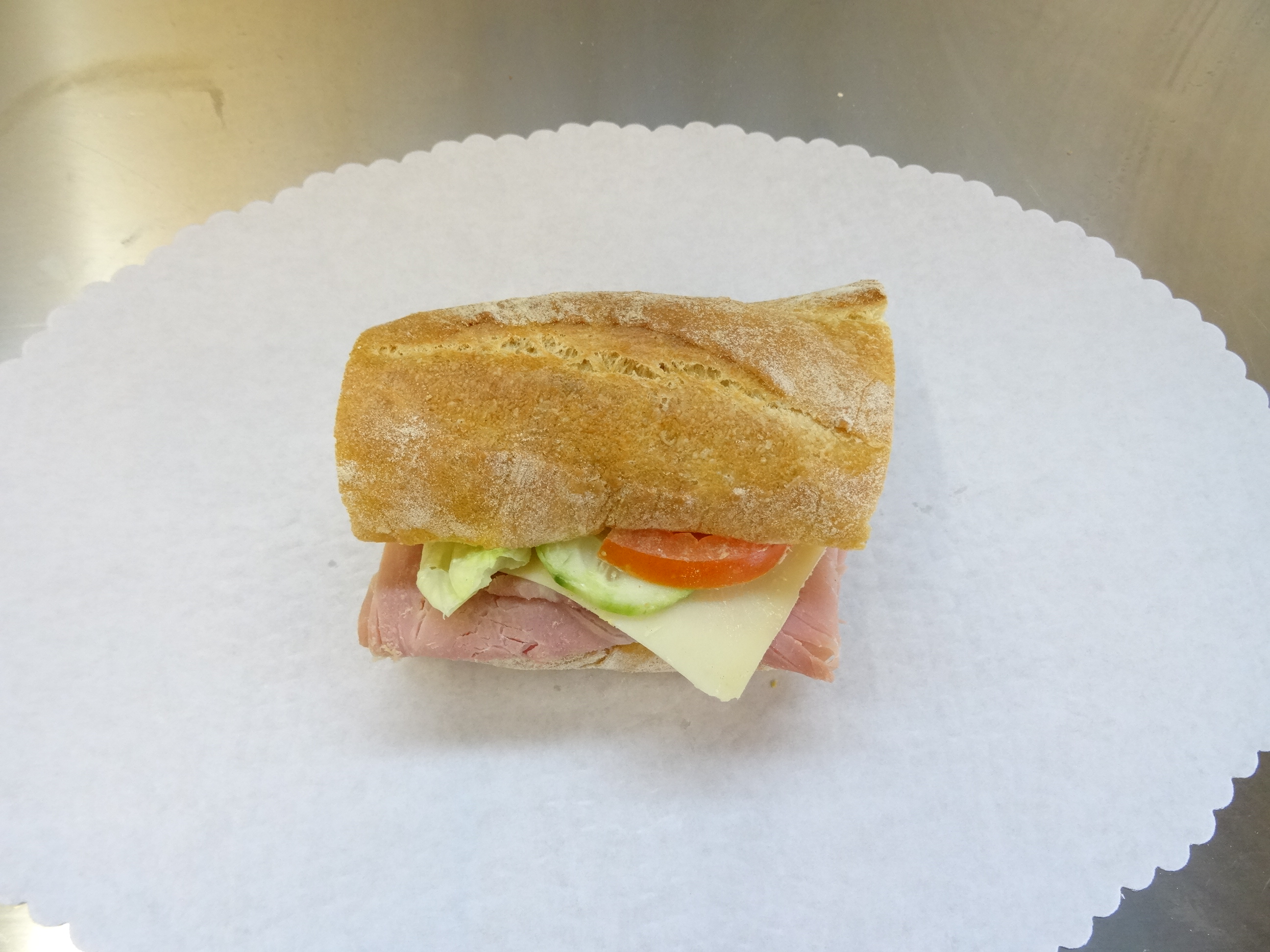 pause-brot.ch - 1/6 Baguette Schinken-Käse pause-brot.ch - 1/6 Baguette Schinken-Käse