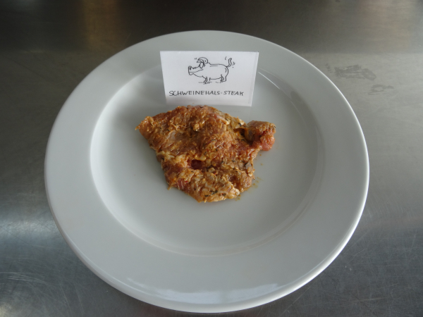 Schweinshals-Steak 150 gr. - mariniert