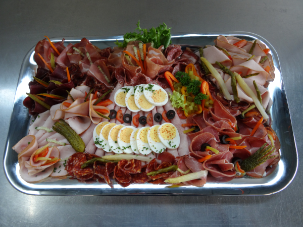 Fleisch-Platte gross für 12 Personen