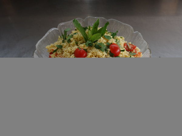 Couscous-Salat in Glasschale (6 Personen)