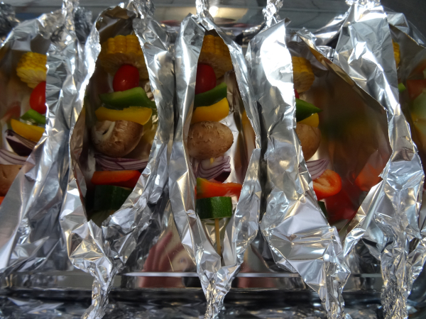 Gemüse-Grill-Spiess