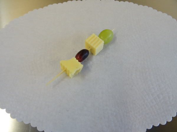 Käse-Trauben Spiessli