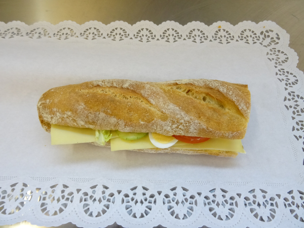 1/2 Baguette Greyerzer-Käse