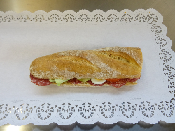 1/2 Baguette Salami