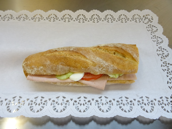 1/2 Baguette Fleischkäse