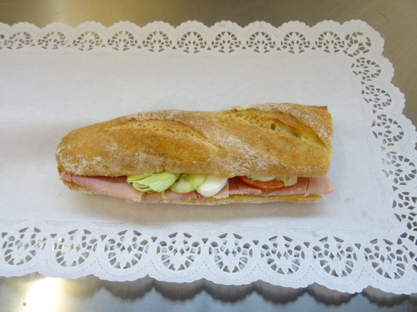 1/2 Baguette Schinken