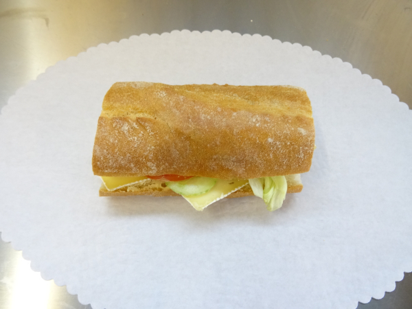 1/3 Baguette Brie-Käse